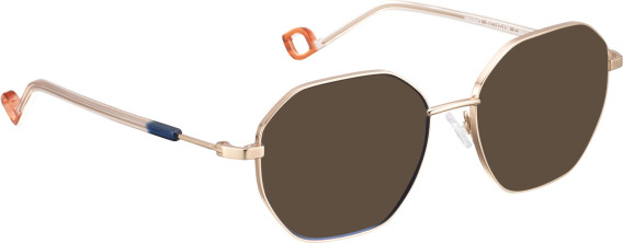 Bellinger INCOLOR-3 glasses in Rose Gold/Blue