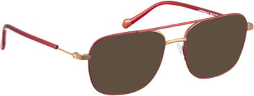 Bellinger LESS-TITANIUM-5 glasses in Red/Gold