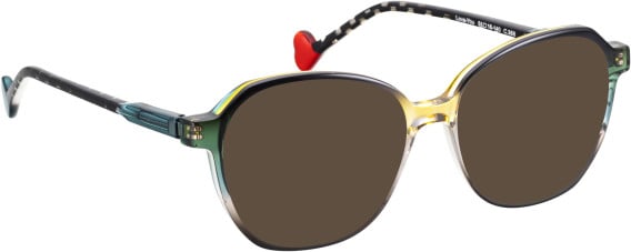 Bellinger LOVE-YOU glasses in Green/Green