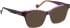 Entourage Of 7 CLEMENTINE glasses in Purple/Brown