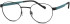 Titanflex TFO-820998 glasses in Black/Teal