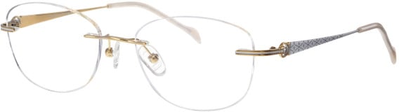 Ferucci FT-734 glasses in Gold/White