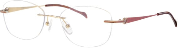 Ferucci FT-734 glasses in Gold/Pink