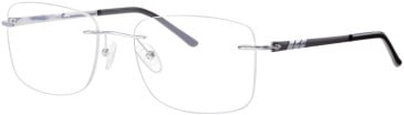 Ferucci FT-735 glasses in Gunmetal/Silver
