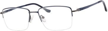 Ferucci FT-765 glasses in Navy/Gunmetal