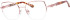 Ferucci F1845 glasses in Rose Gold