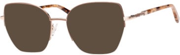 Ferucci F1846 glasses in Brown/Gold