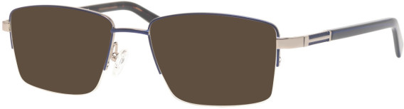 Ferucci F2064 glasses in Navy/Silver