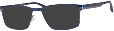 Ferucci F2070 glasses in Navy/Grey