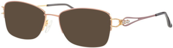 Ferucci FT-717 glasses in Brown/Gold