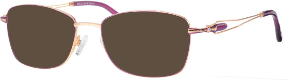 Ferucci FT-724 glasses in Gold/Purple