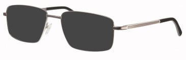 Ferucci FT-727 glasses in Gunmetal/Silver
