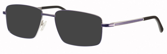 Ferucci FT-727 glasses in Navy/Silver