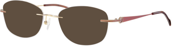 Ferucci FT-734 glasses in Gold/Pink