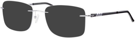 Ferucci FT-735 glasses in Gunmetal/Silver