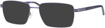 Ferucci FT-740 glasses in Navy/Gunmetal