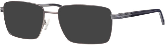 Ferucci FT-740 glasses in Gunmetal/Silver