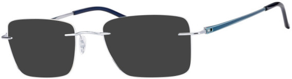 Ferucci FT-761 glasses in Silver/Navy
