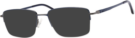 Ferucci FT-765 glasses in Navy/Gunmetal