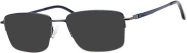 Ferucci FT-765 glasses in Navy/Gunmetal