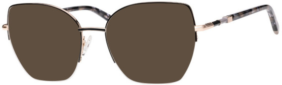 Ferucci F1846 glasses in Black/Gold