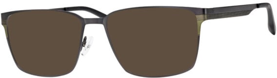 Ferucci F2071 glasses in Gunmetal/Green