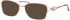 Ferucci FT-717 glasses in Wine/Gold
