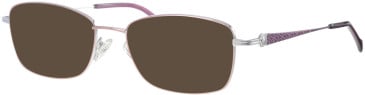 Ferucci FT-718 glasses in Purple/Silver