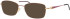 Ferucci FT-718 glasses in Wine/Gold