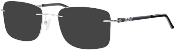 Ferucci FT-735 glasses in Gunmetal/Silver