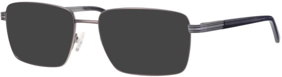 Ferucci FT-740 glasses in Gunmetal/Silver