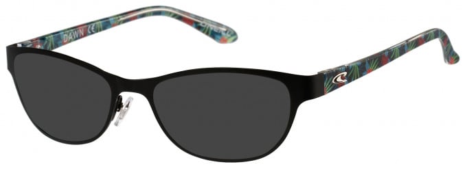 O'Neill ONO-DAWN Sunglasses in Matt Black/Pink And Blue Flowers