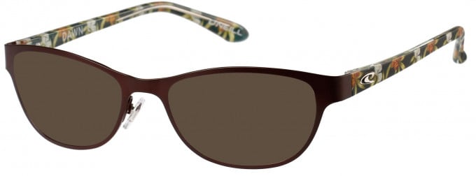 O'Neill ONO-DAWN Sunglasses in Matt Brown/Teal Flowers