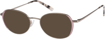 Radley RDO-CAROLYNE sunglasses in Gold Pink