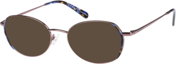 Radley RDO-CAROLYNE sunglasses in Rose Gold Blue Tortoise