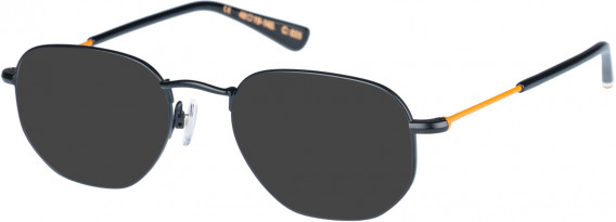 Superdry SDO-HARLON sunglasses in Black Orange