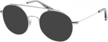Superdry SDO-MEGHAN sunglasses in Silver/Grey