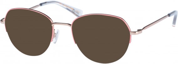 Superdry SDO-MONIKA sunglasses in Pink Gold