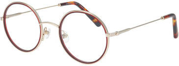 ProDesign Denmark ARCUS 1 glasses in Gold/Red
