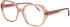 ProDesign Denmark AURORA 3 glasses in Peach