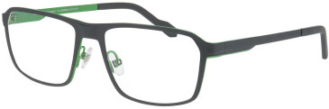 ProDesign Denmark FLAKE 4 glasses in Black/Green
