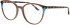 ProDesign Denmark GLOW 1 glasses in Brown/Blue
