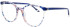 ProDesign Denmark GLOW 1 glasses in Blue/Clear Pink