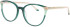 ProDesign Denmark GLOW 1 glasses in Green