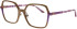 ProDesign Denmark GLOW 3 glasses in Brown/Purple