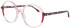 ProDesign Denmark GLOW 4 glasses in Clear Pink