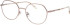 ProDesign Denmark REFINE 4 glasses in Rose Gold/Cream