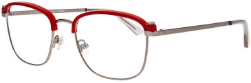 ProDesign Denmark SWITCH 3 glasses in Silver/Red
