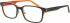 ProDesign Denmark TOPO 1 glasses in Black/Orange