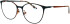 ProDesign Denmark TWIST 3 glasses in Dark Blue/Brown